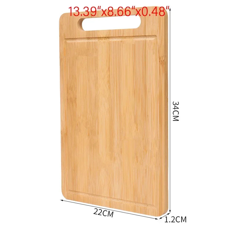 Wooden Cutting Board Kitchen Cutting Board for Meat Totally Bamboo Food Cutting Table Thickened Fruit Vegetables Chopping Panel
